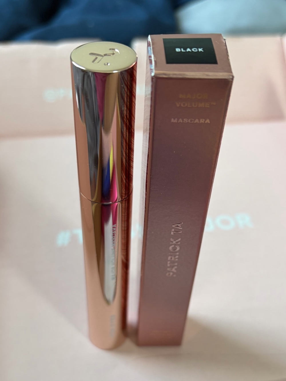 Patrick Ta Major Volume Mascara in Black - Rose Gold Tube